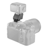 Godox TR TTL Hot Shoe Riser for Small Flashes Mounted to a Camera with a iT30Pro Flash Mounted to it Back View