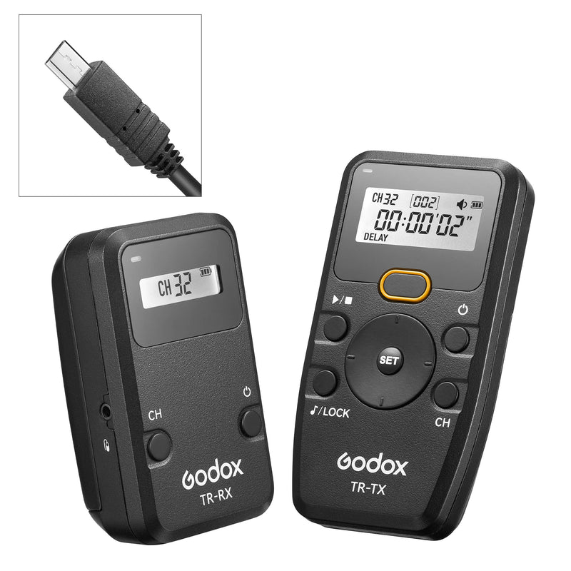 Godox TR-Series Remote Transmitter and Receiver with S2 cable
