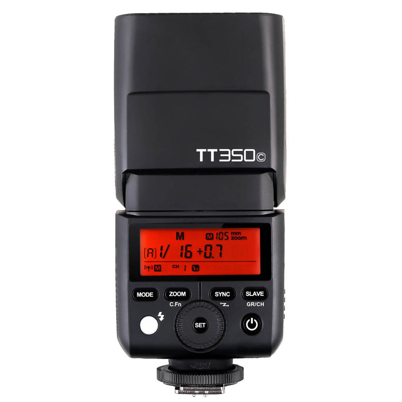 The rear screen and interface of the TT350 speelite