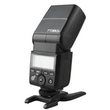 The Godox TT350 Compact Speedlite  Three-Quarter Back View