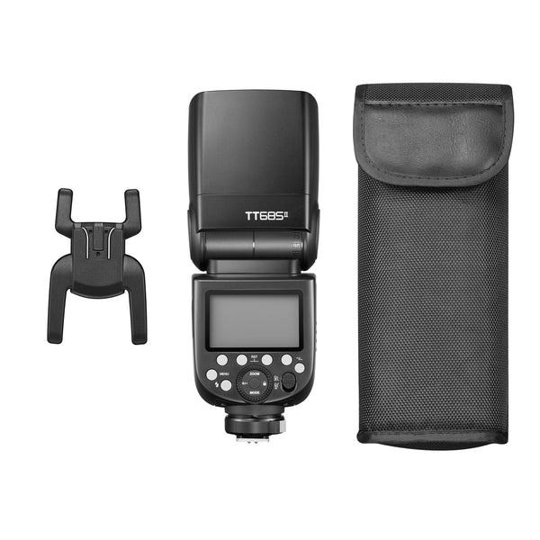 Godox TT685II AA Battery-Powered TTL Speedlite Flash for Fuji Box Content