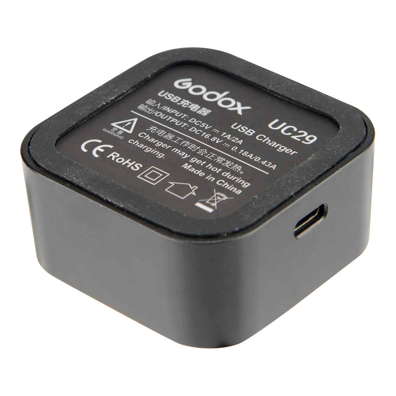 GODOX UC29 Battery Charger for WB29 and W300P Battery (bottom View)