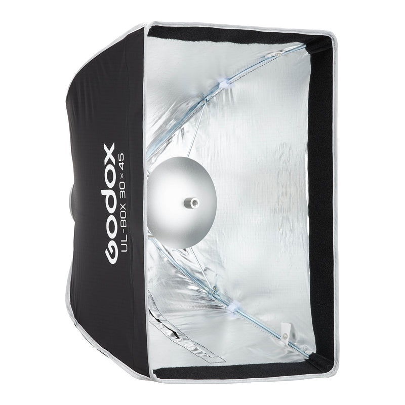 Godox UL-BOX-3045 30x45cm Rectangular Softbox with deflector dish attached