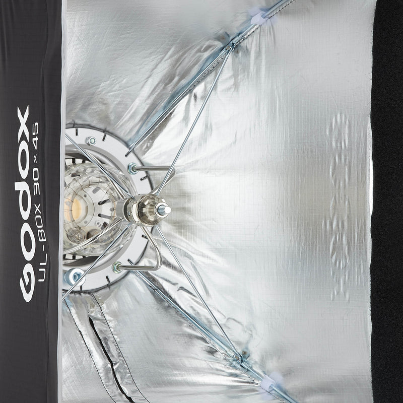 Godox UL-BOX-3045 30x45cm  Strip Softbox close  up of internal mechanism