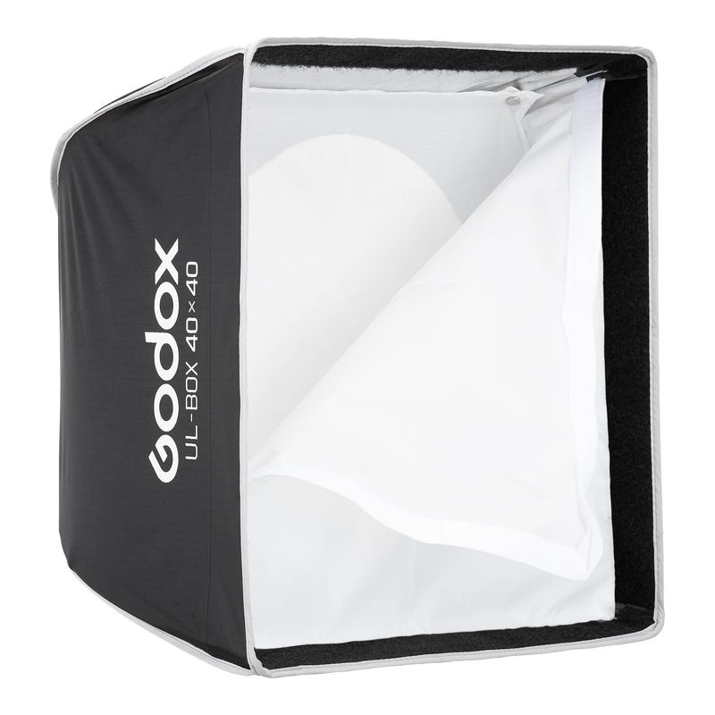 UL-BOX-40 40x40cm (1.3'x1.3') Easy-Open Square Umbrella Softbox (S-Type Fitting)