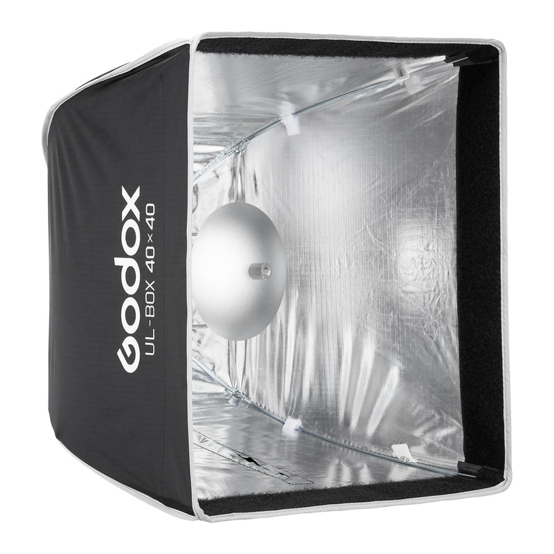 UL-BOX-40 40x40cm (1.3'x1.3') Easy-Open Square Umbrella Softbox (S-Type Fitting)
