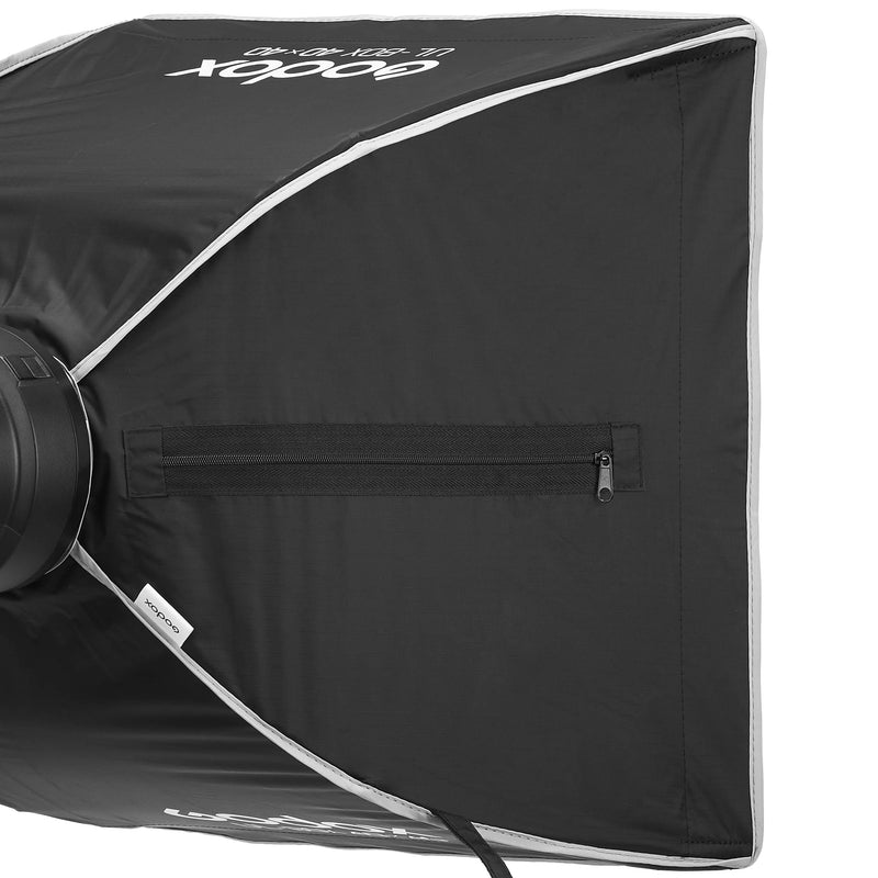 UL-BOX-40 40x40cm (1.3'x1.3') Easy-Open Square Umbrella Softbox (S-Type Fitting)