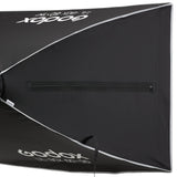 Godox UL-BOX-6090 60x90cm Rectangular Softbox  close up of side access zip