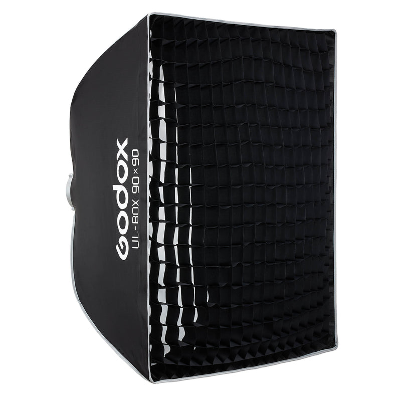 UL-BOX-90 90'x90cm (3'x3') Easy-Open Square Umbrella Softbox (S-Type Fitting)