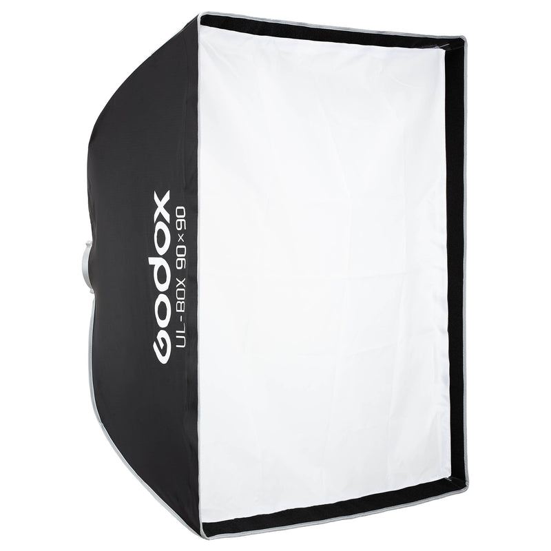 UL-BOX-90 90'x90cm (3'x3') Easy-Open Square Umbrella Softbox (S-Type Fitting)