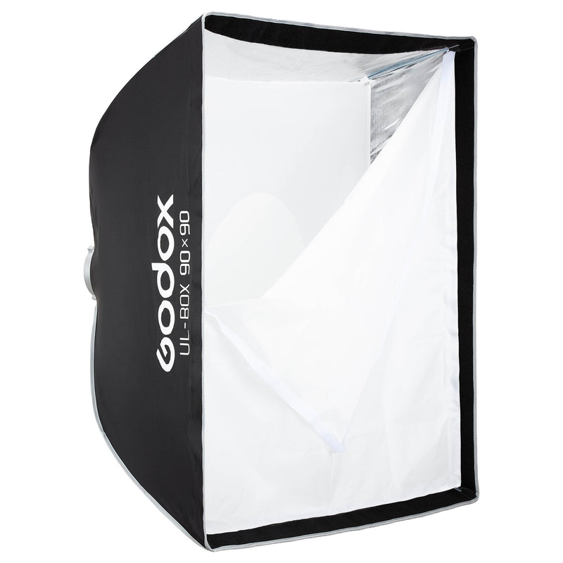 UL-BOX-90 90'x90cm (3'x3') Easy-Open Square Umbrella Softbox (S-Type Fitting)