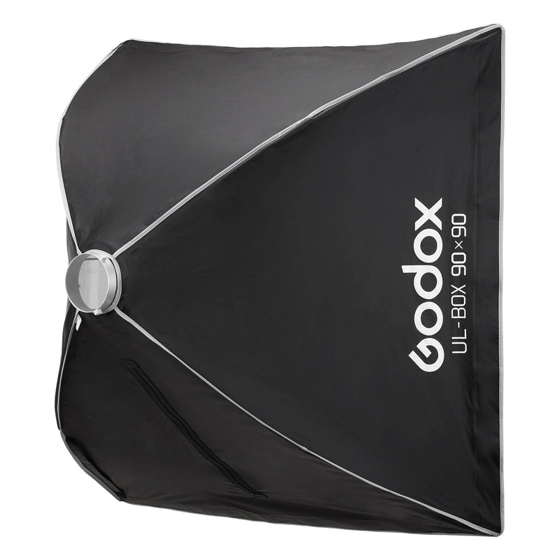 UL-BOX-90 90'x90cm (3'x3') Easy-Open Square Umbrella Softbox (S-Type Fitting)