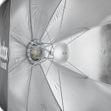 Godox UL-BOX-Octa60 60cm  Octagonal Softbox close  up of internal mechanism with deflector plate attached