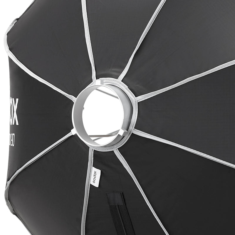 Godox UL-BOX-Octa90 90cm  Octagonal Softbox close up of s-type bayonet fitting