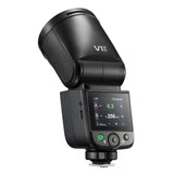 Godox V1mid Compact Round-Head TTL Speedlite (Three-Quarter Back View)