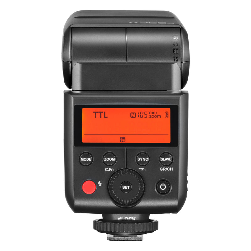 Godox Ving V350 Speedlite with Rechargeable battery (Back View)