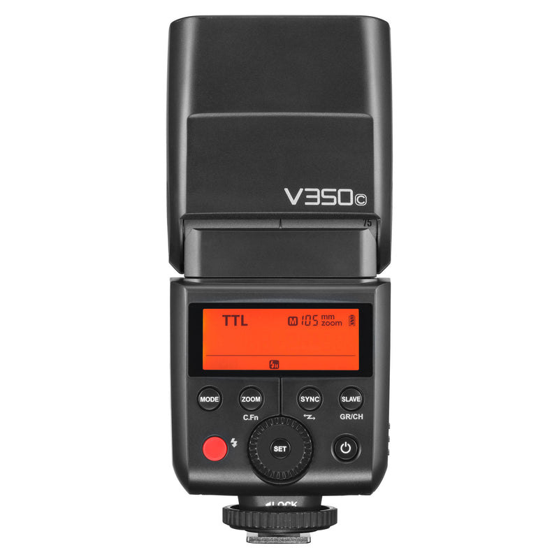 V350 Compact  TTL HSS Speedlite, with Rechargeable Battery Li-ion battery (Olympus/Panasonic)