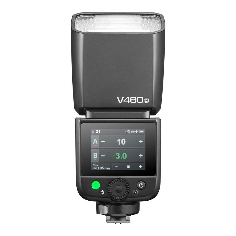 Godox V480 Compact TTL Speedlite (Back View)