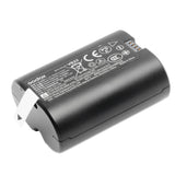 Black Godox VB22 battery with label on a on a background