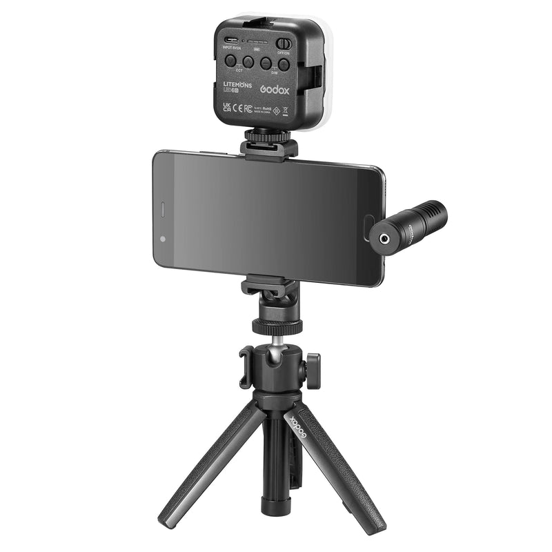 All-in-one Godox VK2-LT Vlogging Kit with Bi-colour LED video light