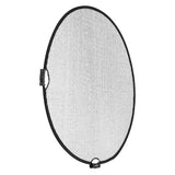 Godox W-RFT130 130cm (52") Windproof Silver Collapsible Reflector (Perspective View)