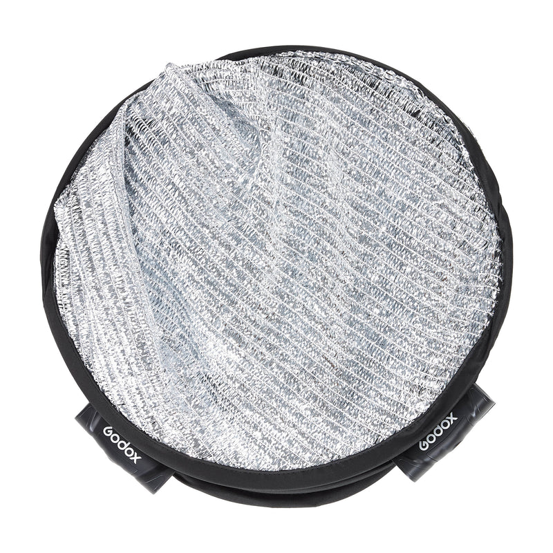 Godox W-RFT55 55cm (22") Windproof Silver Collapsible Reflector Folded
