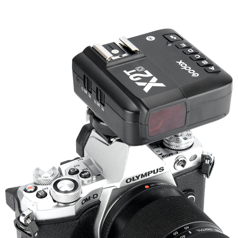 X2TO 2.4GHz TTL Flash Trigger with High-Speed Sync & Bluetooth for Olympus/Panasonic