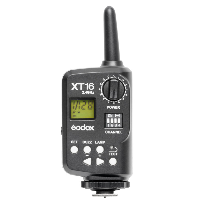 Godox XT16 2.4GHz Universal Single-Pin Manual Flash Trigger (Front View)