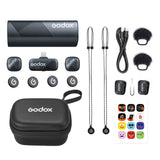 CUBE-SL 2.4GHz Wireless Microphone System (Apple Lightning) Kit 2 with Charging Case