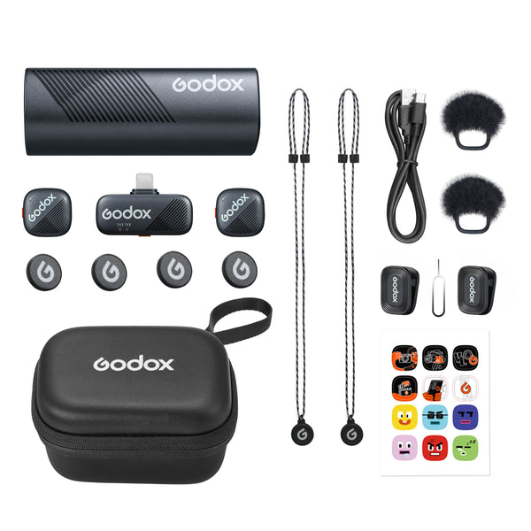 CUBE-SL 2.4GHz Wireless Microphone System (Apple Lightning) Kit 2 with Charging Case
