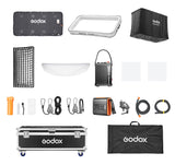 KNOWLED AM1600R 48K 4'x8' RGB LED Light Mat Box Content