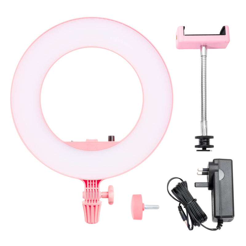 Godox LR180 Bi-Colour LED Ring Light Box Content