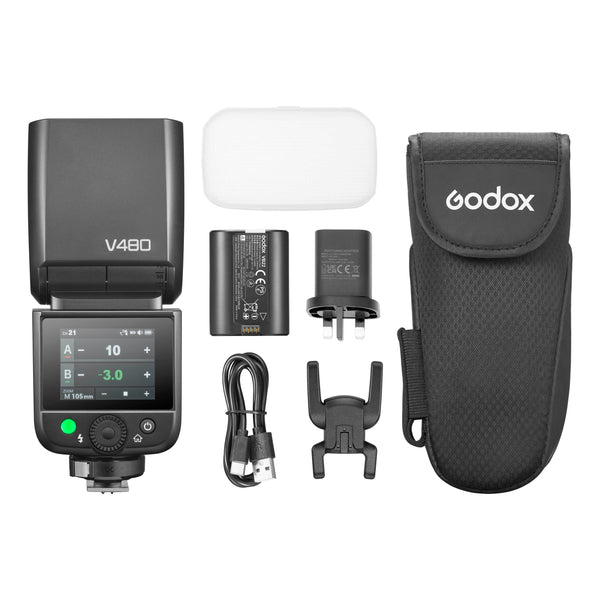 Godox VING V480 TTL Speedlite Box Content