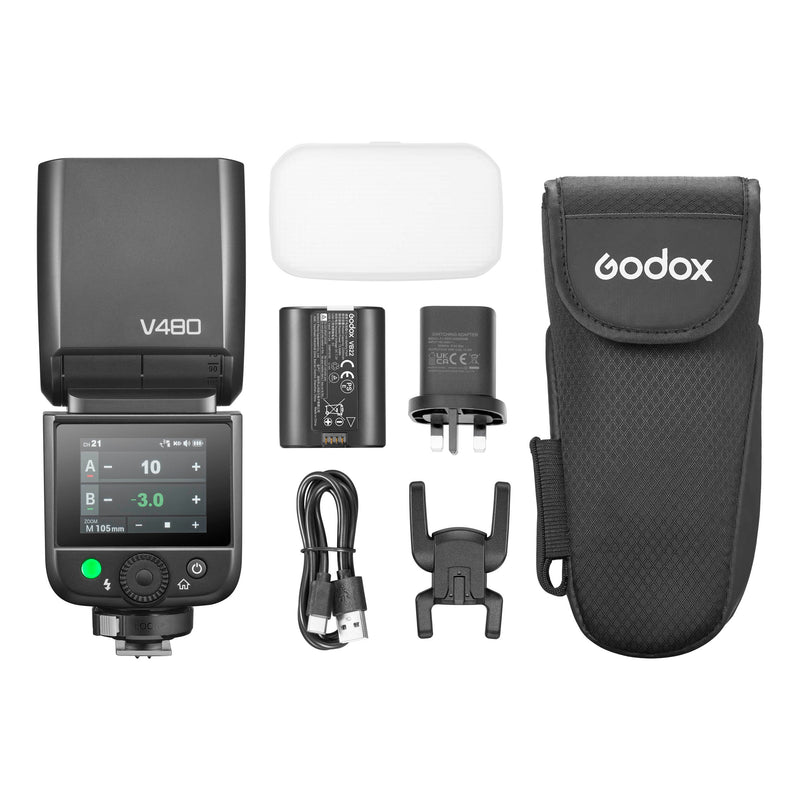 Godox VING V480 TTL Speedlite Box Content