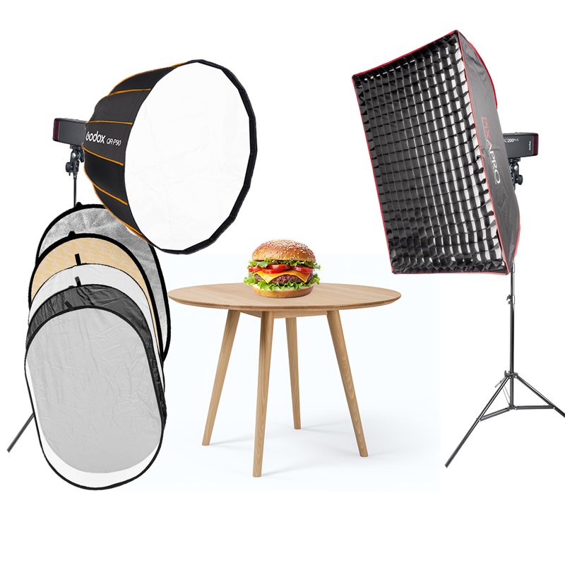 PIXAPRO / Godox Culinary Creator Kit - Portable Dual-Flash Lighting for Food & Hospitality Creators
