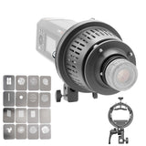 EF-Mount Optical Snoot Spot Projector II and Gobo Set with S3 Bracket