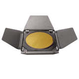 PiXAPRO Universal  Barn Doors with Grid and Yellow Gel
