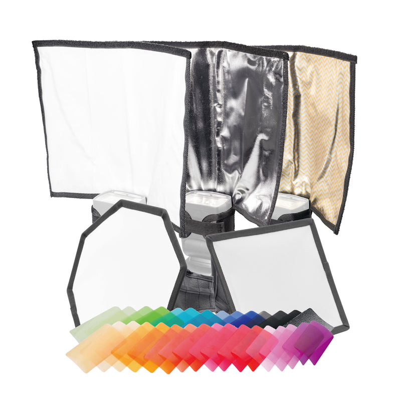 Speedlite Compact & Portable Modifier Bundle by PiXAPRO