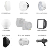 Godox ML100BI/ML100R LED Light Complete Modifier Bundle