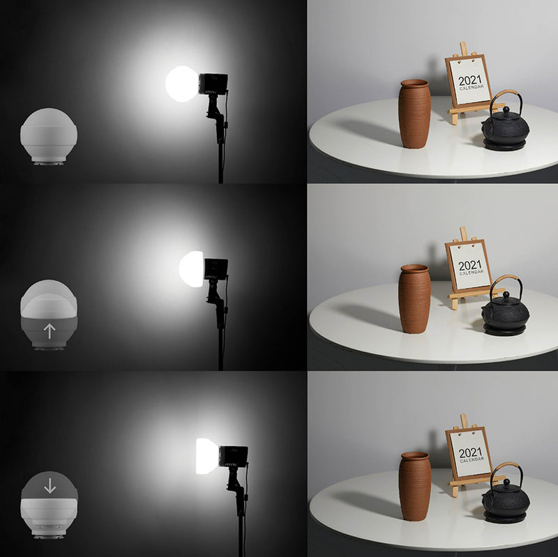 Godox ML-CD15 Diffuser Dome Lighting Effect Patterns