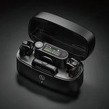 HOLLYLAND Lark Max 2 Wireless Microphone System Combo Kit all placed into its charging case