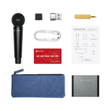 Hollyland Melo P1 Wireless Condenser Microphone Solo Kit Box Content