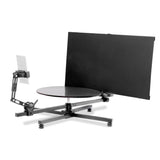 PiXAPRO 360° rotating Stand Panoramic Manual Turntable with black  background and table top
