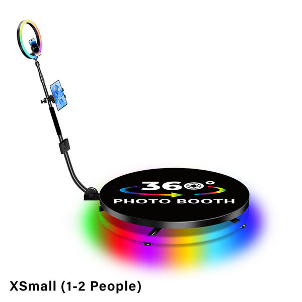 X-Small 80cm 360° Electronic Photo Booth with Metal Plate - For 1-2 persons (SPECIAL ORDER)