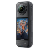 Insta360 X5 Standard Bundle 8K 360 Action Camera Angled Front View