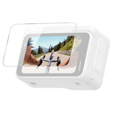 Insta360 GO Ultra Screen Protector (2-Pack) Positioned Angled Infront of Camera Screen