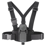 Insta360 X5 POV Chest Mount Front View with X5 Camera