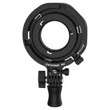 iFootage Bowens Mount Adapter with 5/8" Stand Adapter Front on View