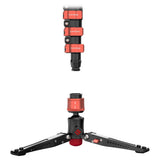 iFootage Cobra 3 Aluminium Monopod with Mini Tripod Base (A180F) Monopod Remove from Legs showing Hex Mount