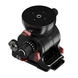 iFootage Komodo K7 Fluid Head Bottom View with Screw Thread
